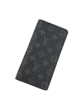 Louis Vuitton Wallet Monogram Eclipse Portefeuille Brother Black